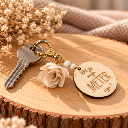 Sleutelhanger hout