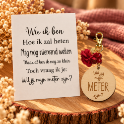 Sleutelhanger Wil jij mijn Meter zijn?