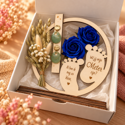 Gepersonaliseerde flowerhoop | Cadeau om meter te vragen