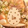 Houten paashanger hartjes