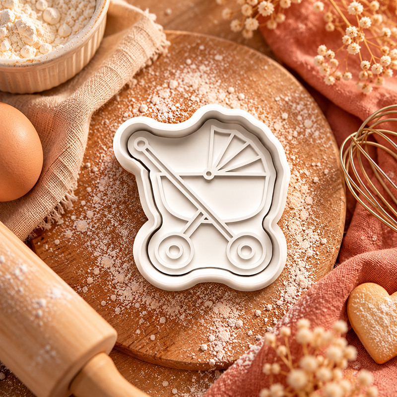Koekjesvorm baby buggy