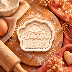Koekjesvorm babyboybabygirl welcome baby