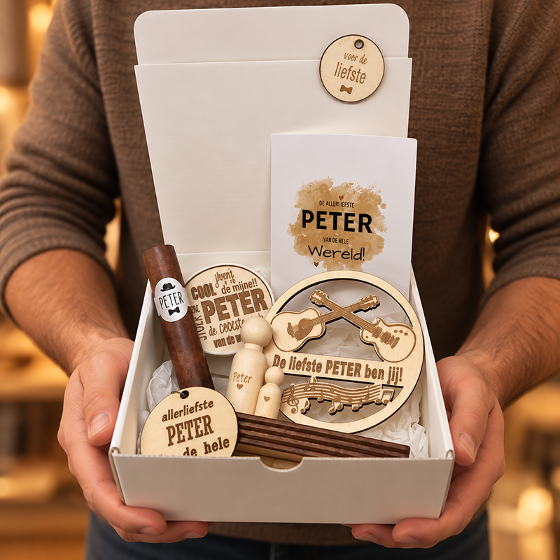 Geschenkbox liefste peter gitaar