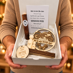Geschenkbox Wil jij mijn Peter zijn? motor