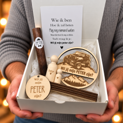 Geschenkbox Wil jij mijn Peter zijn? off road