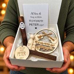 Geschenkbox Wil jij mijn Peter zijn? gitaar