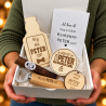 Cadeaubox voor Peter | Houten bierfles & opener | Gepersonaliseerd