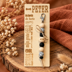 Sleutelhanger liefste Peter smiley