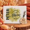 Muismat en sleutelhanger liefste peter