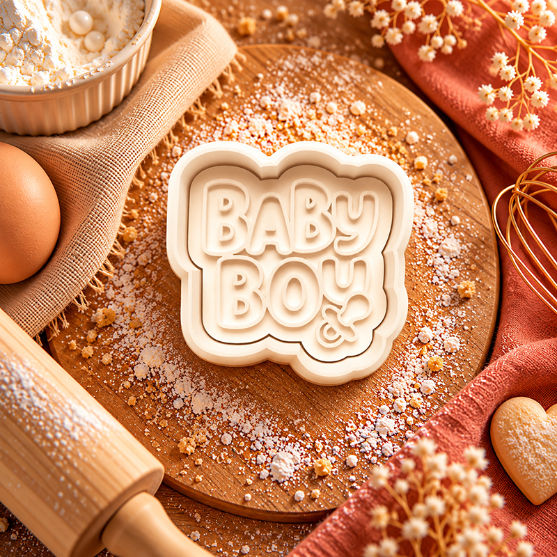 Koekjesvorm babyboybabygirl jongen
