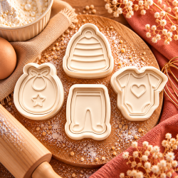 Koekjesvorm babykleding set