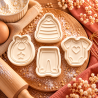 Koekjesvorm babykleding set