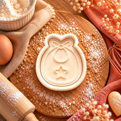 Koekjesvorm babykleding slab