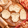 Koekjesvorm zwanger set