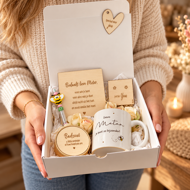 Geschenkbox liefste meter mok bijzonder