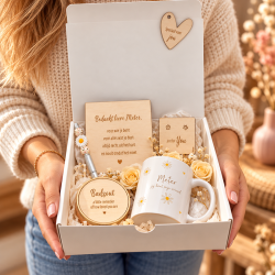 Geschenkbox liefste meter mok bloem