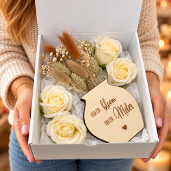 Geschenkbox liefste meer vaasje