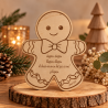 Houten nieuwjaarsbrief peperkoek