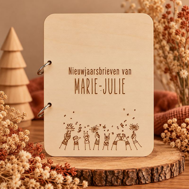 Verzamelmap nieuwjaarsbrieven