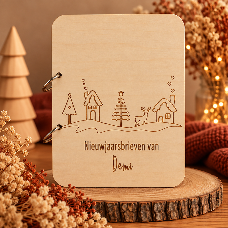 Verzamelmap nieuwjaarsbrieven