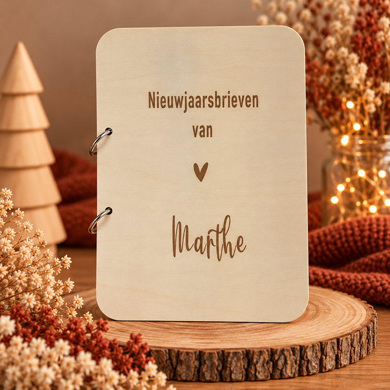 Verzamelmap nieuwjaarsbrieven
