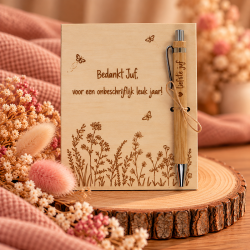 houten pen juf