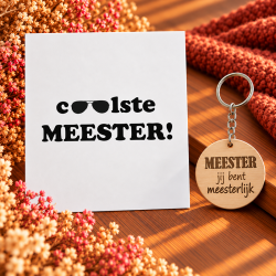 sleutelhanger meester meesterlijk