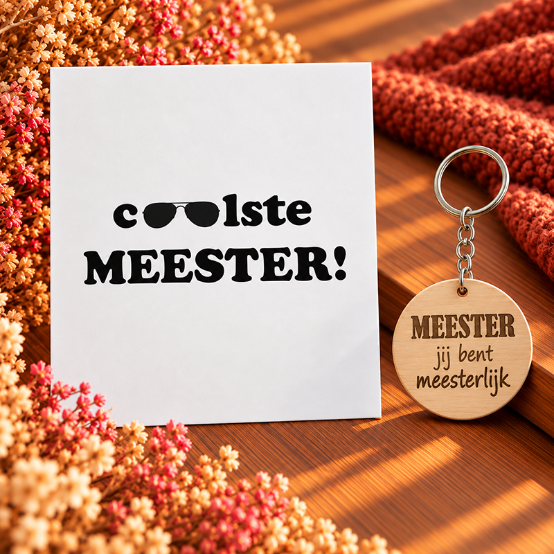 sleutelhanger meester meesterlijk