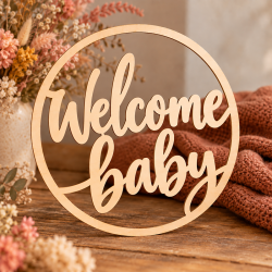 Hoepel babyshower welcome baby