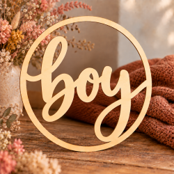 Hoepel babyshower boy