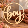 Hoepel babyshower boy