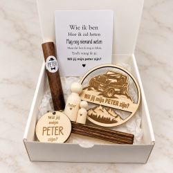 Geschenkbox Wil jij mijn Peter zijn? off road