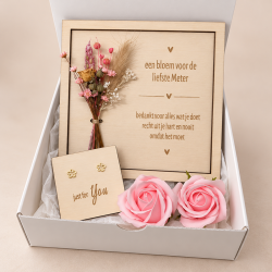 Geschenkbox liefste meter bloemoorbellen