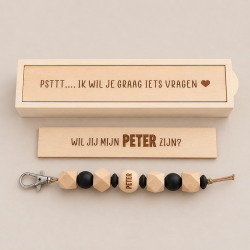 Sleutelhanger 3D wil je mijn Peter zijn?