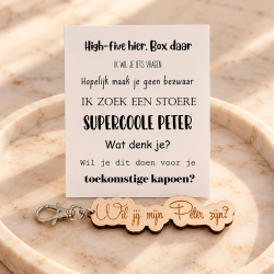 Sleutelhanger Wil jij mijn Peter zijn?