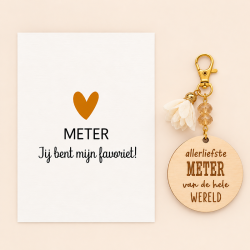 Sleutelhanger Meter jij bent mijn favoriet