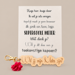 Sleutelhanger Wil jij mijn meter worden