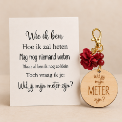 Sleutelhanger Wil jij mijn Meter zijn?