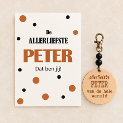 Sleutelhanger Liefste Peter