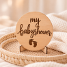 Tekstbord aankondiging my babyshower