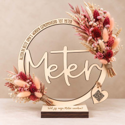 Hoepel droogbloemen wil je mijn meter zijn