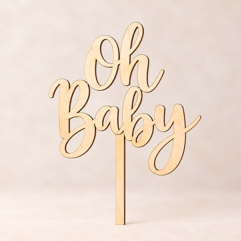 Caketopper oh baby