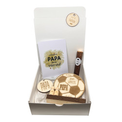 Geschenkbox liefste papa voetbal