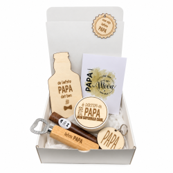 Geschenkbox liefste papa bierfles