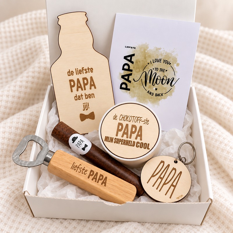 Geschenkbox liefste papa bierfles