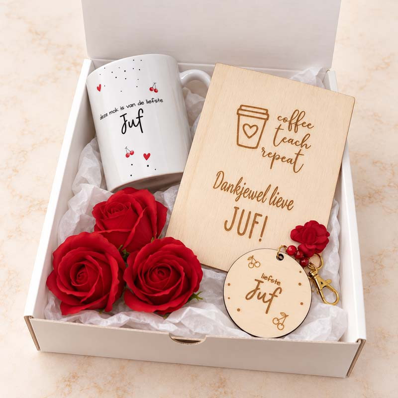 Geschenkbox liefste juf