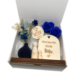 Geschenkbox met 3D-vaasje | Gepersonaliseerd cadeau meter