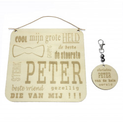 Tekstbord peter held