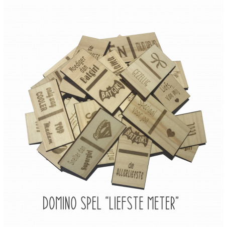 Domino spel "liefste Meter"
