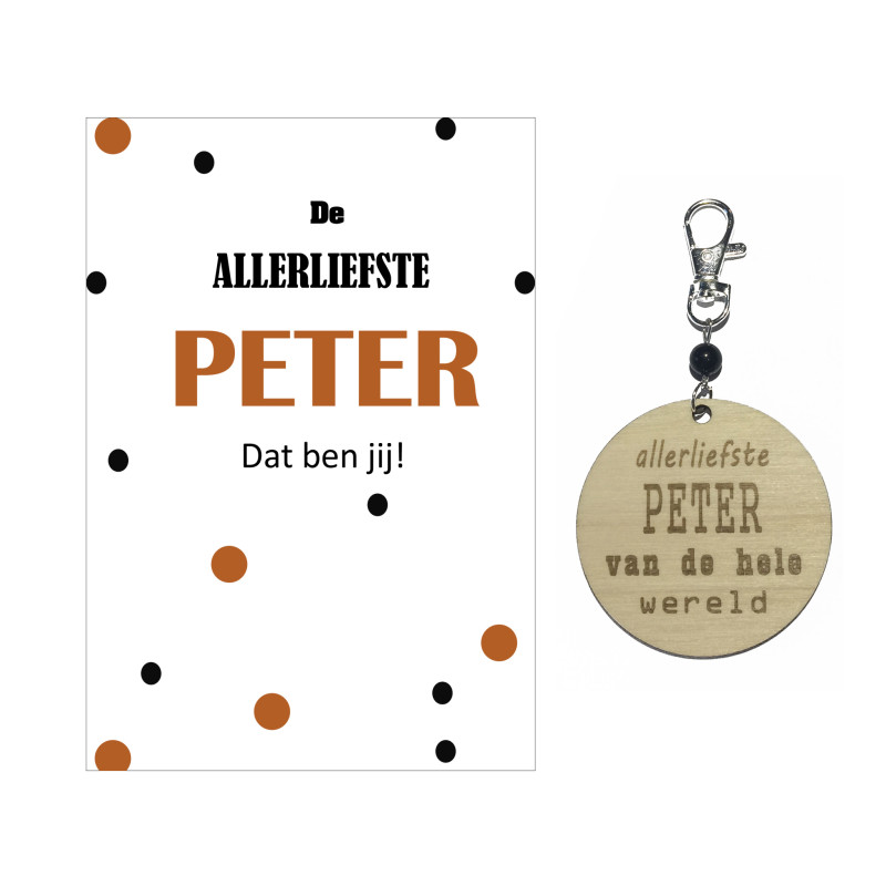 Sleutelhanger Liefste Peter